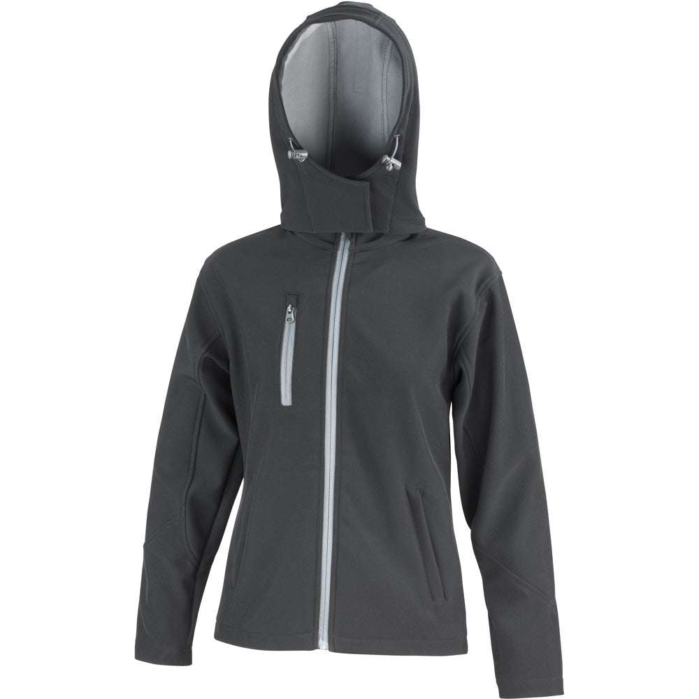 Result Core Ladies Performance Hooded Softshell Coat