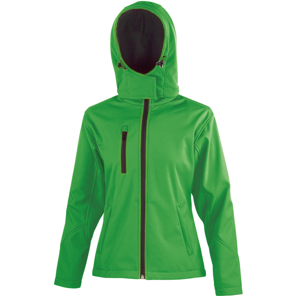 Result Core Ladies Performance Hooded Softshell Coat