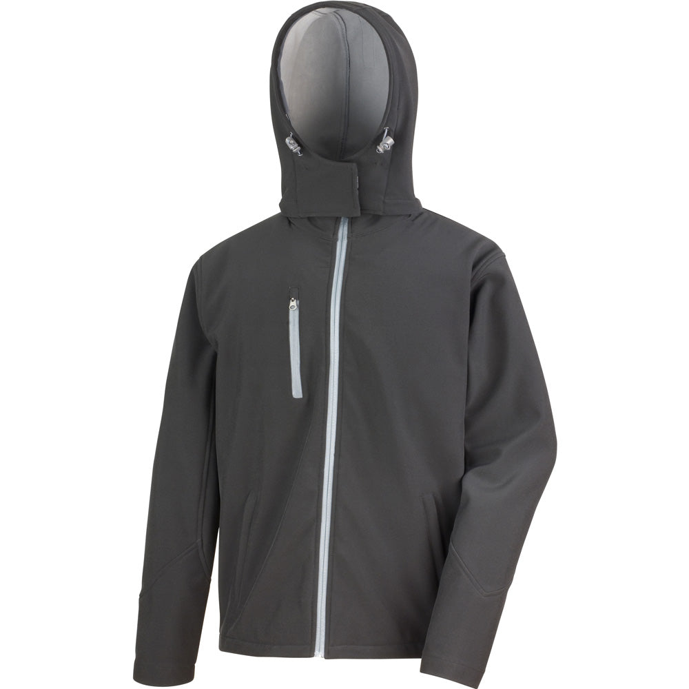 Result Core Mens Performance Hooded Softshell Jacket