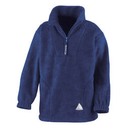 Result Childrens Kids Boys and Girls Quarter Zip Fleece Jackets