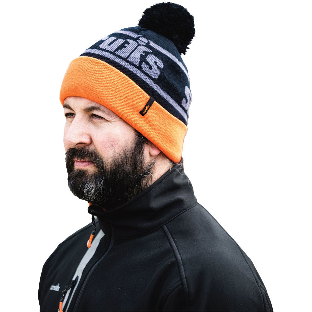 Scruffs Mens Trade Acrylic Warm Work Bobble Hat