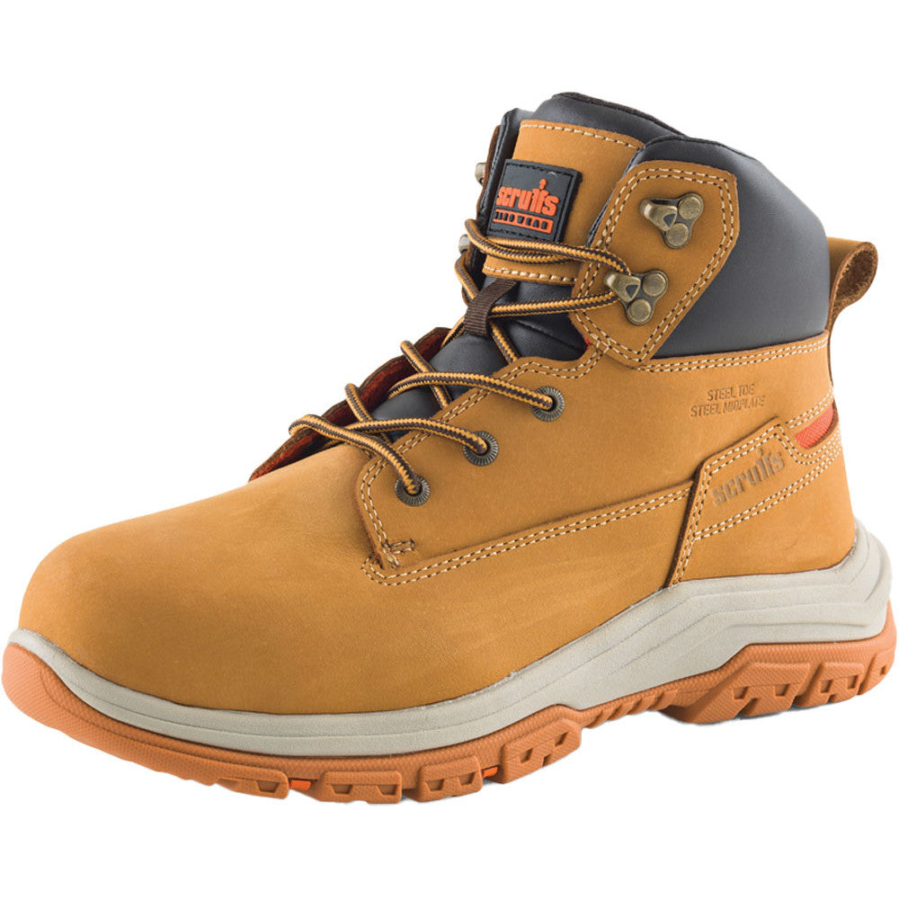 Scruffs Mens Ridge Steel Toecap Leather Safety Boots