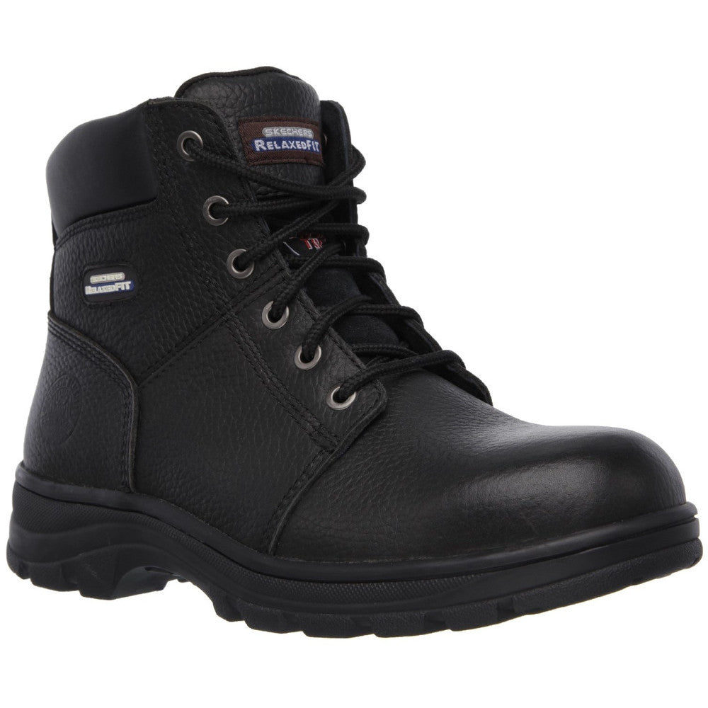 Skechers Mens Workshire Relaxed Fit Laced Safety Ankle Boots