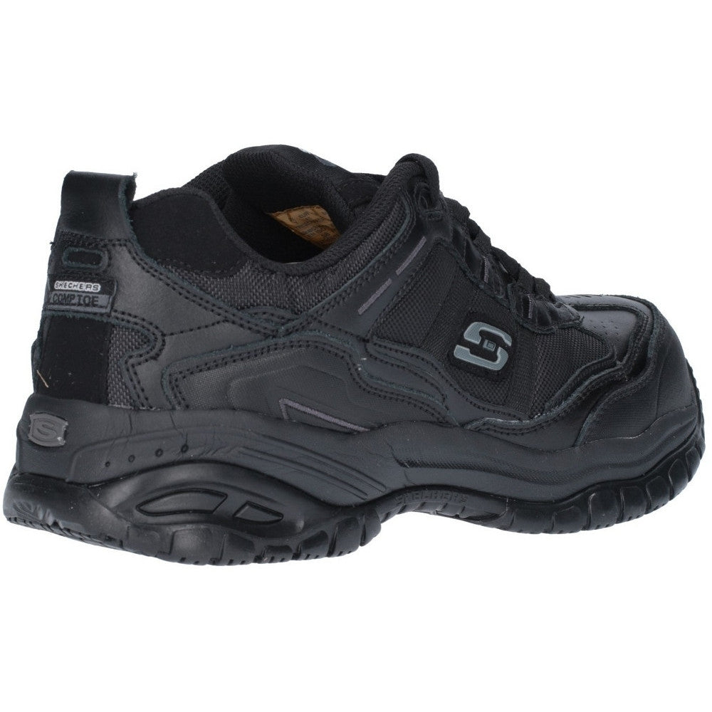 Skechers Mens Soft Stride Relaxed Fit Laced Safety Shoes