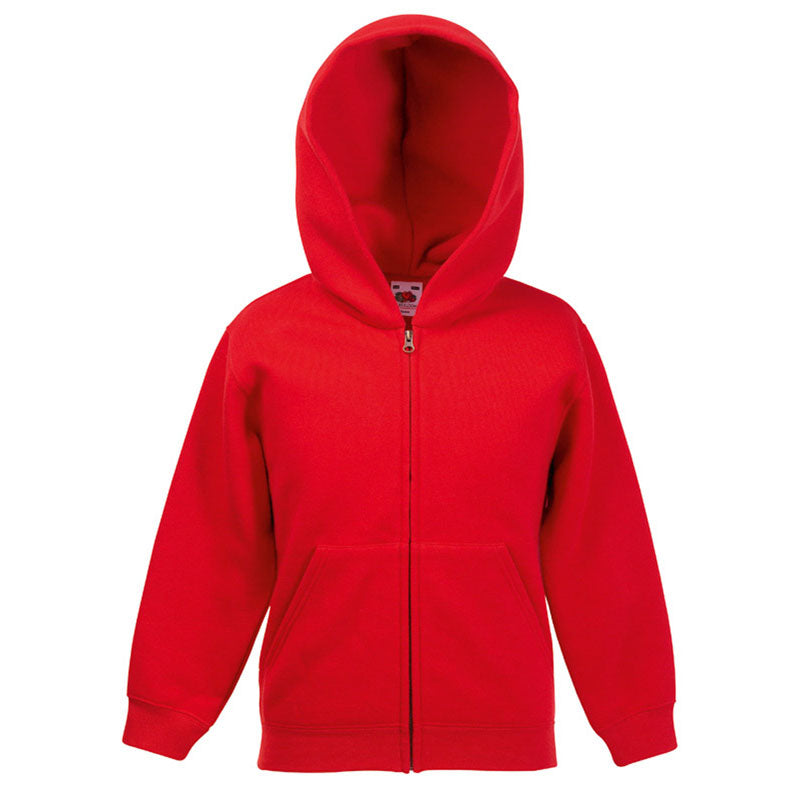 Fruit Of The Loom Kids Hooded Zip Up Sweat Jacket
