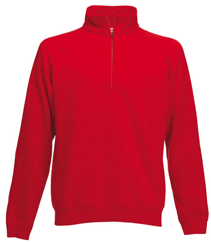 Fruit of the Loom Zip Neck Sweatshirt