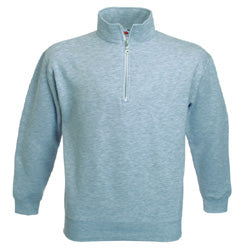 Fruit of the Loom Zip Neck Sweatshirt