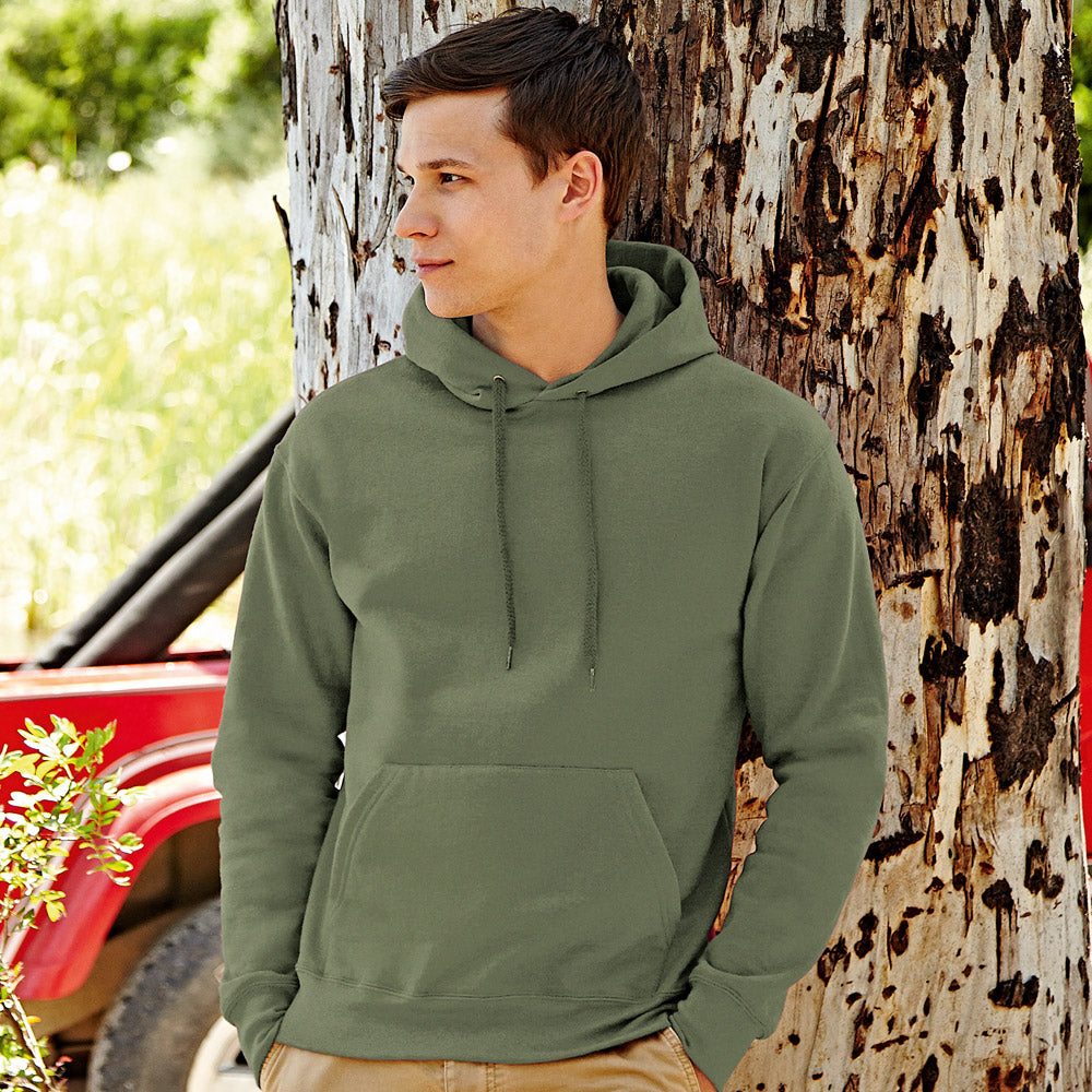 Fruit of the Loom Mens Premium 70/30 hooded sweat