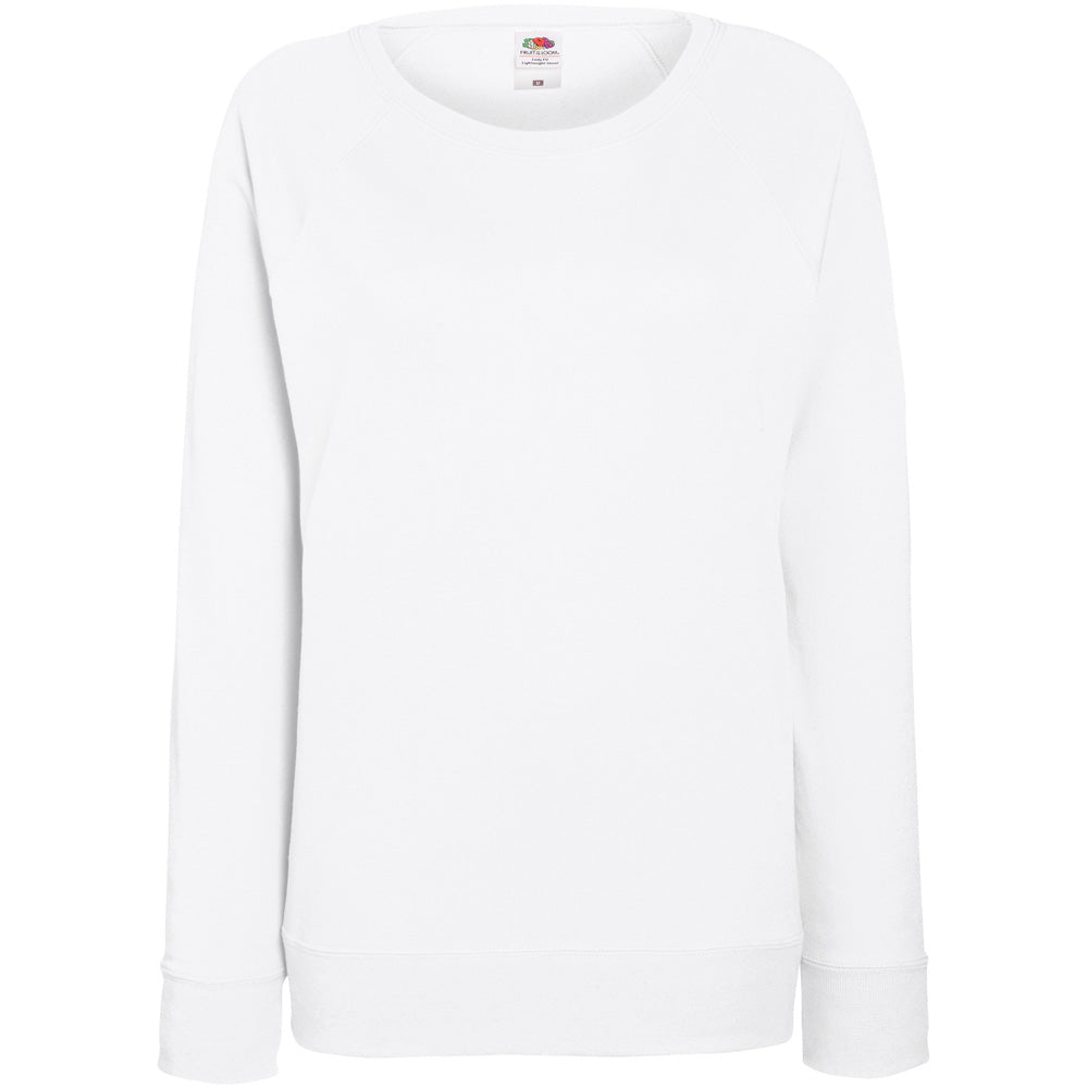 Fruit Of The Loom Ladies Lady Fit Lightweight Reglan Sweatshirt