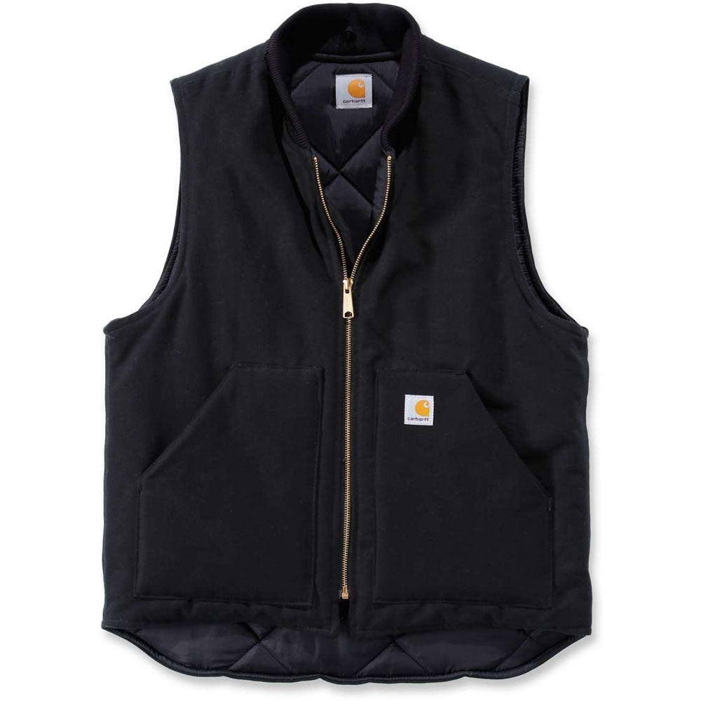 Carhartt Mens Arctic Insulated Nylon Lined Duck Shell Vest Jacket