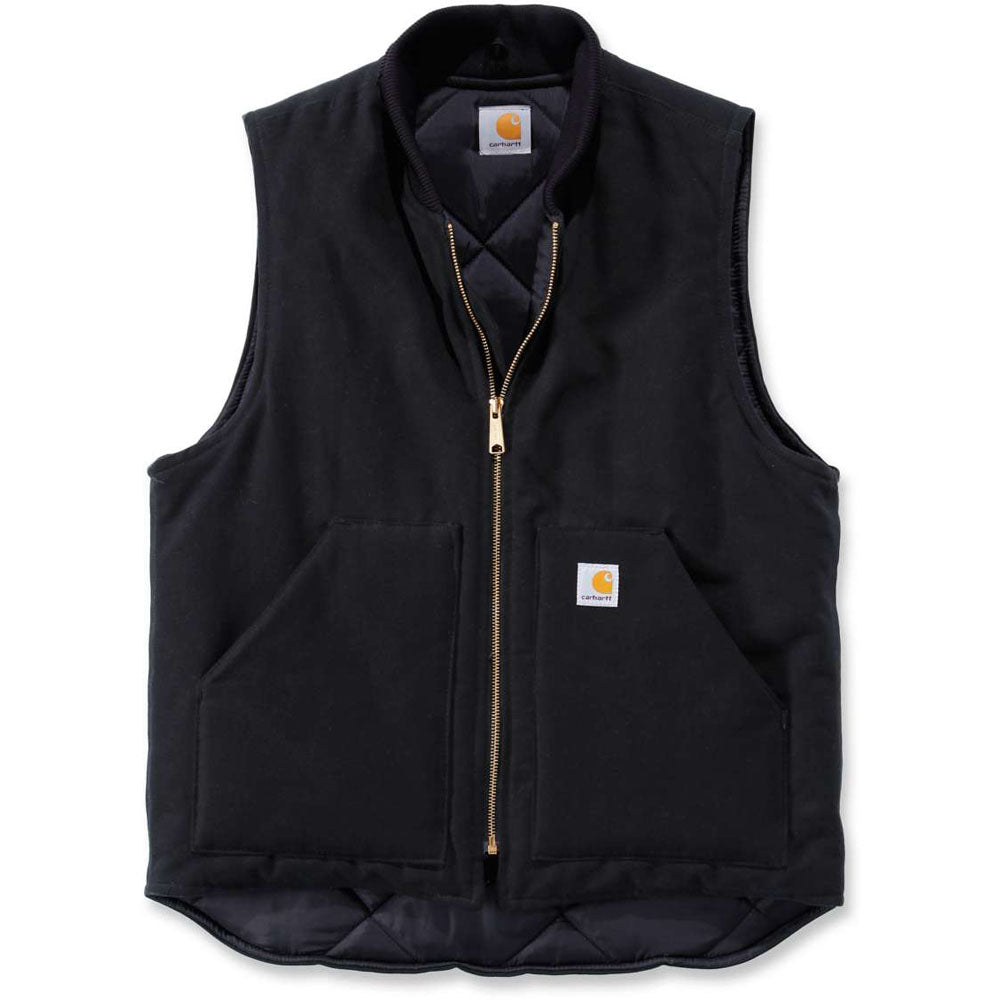 Carhartt Mens Arctic Insulated Nylon Lined Duck Shell Vest Jacket