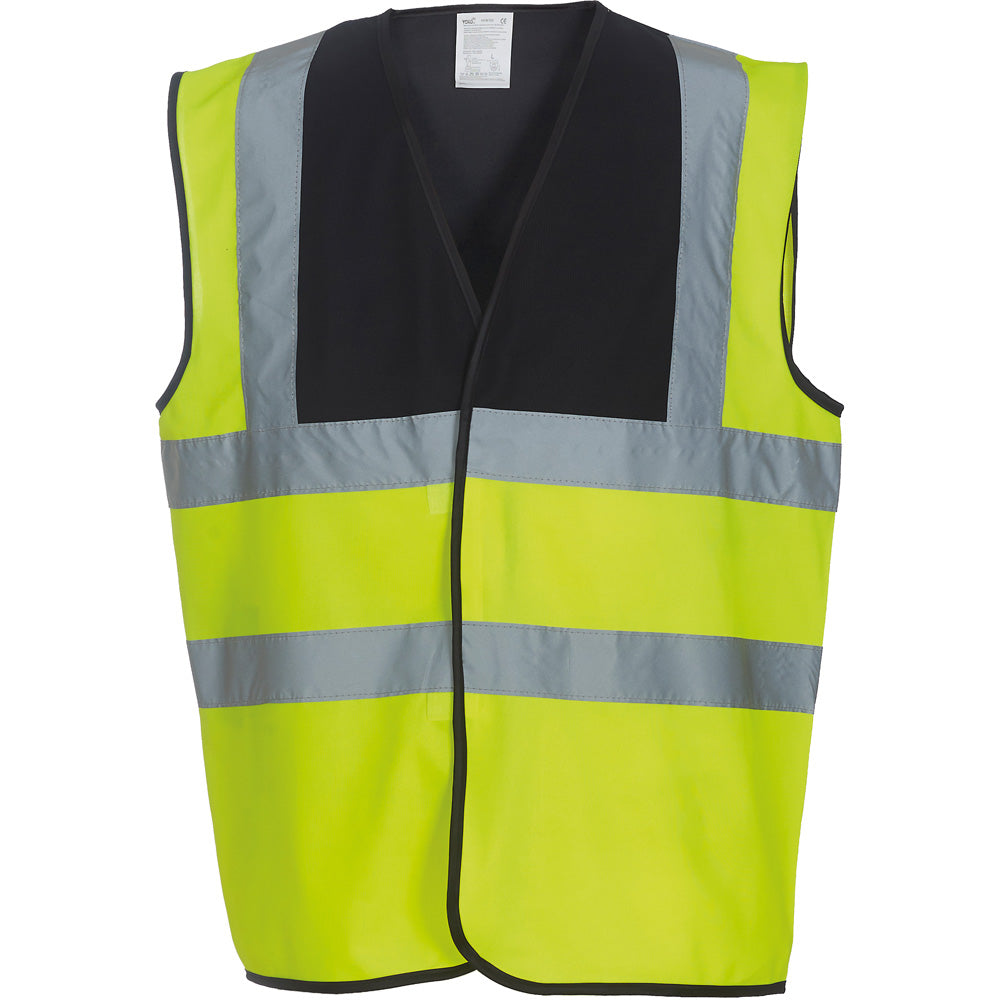 Yoko Mens High Vis 2 Band And Braces Waistcoat