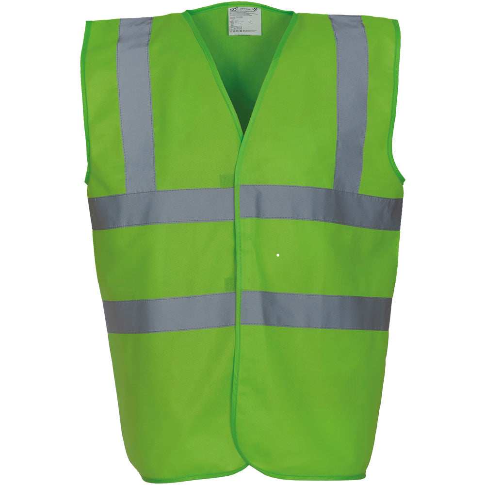 Yoko Mens High Vis 2 Band And Braces Waistcoat
