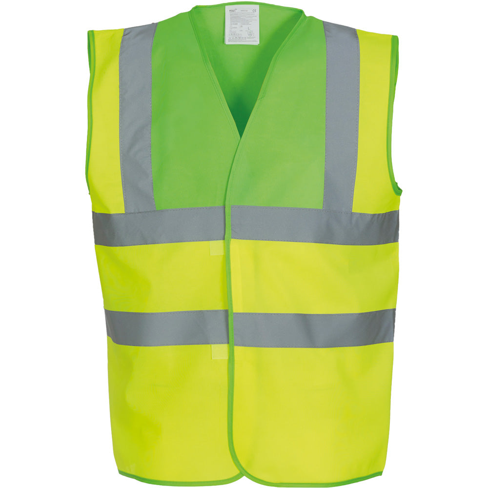 Yoko Mens High Vis 2 Band And Braces Waistcoat
