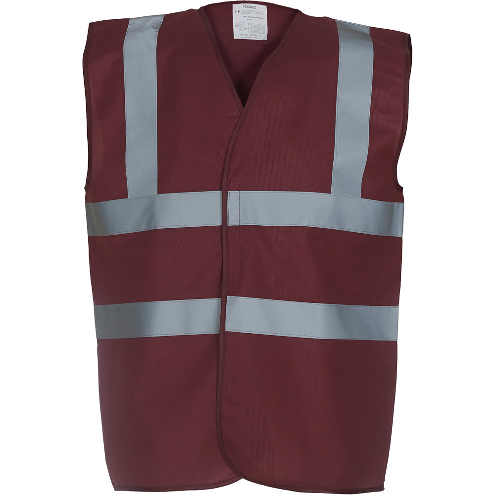 Yoko Mens High Vis 2 Band And Braces Waistcoat
