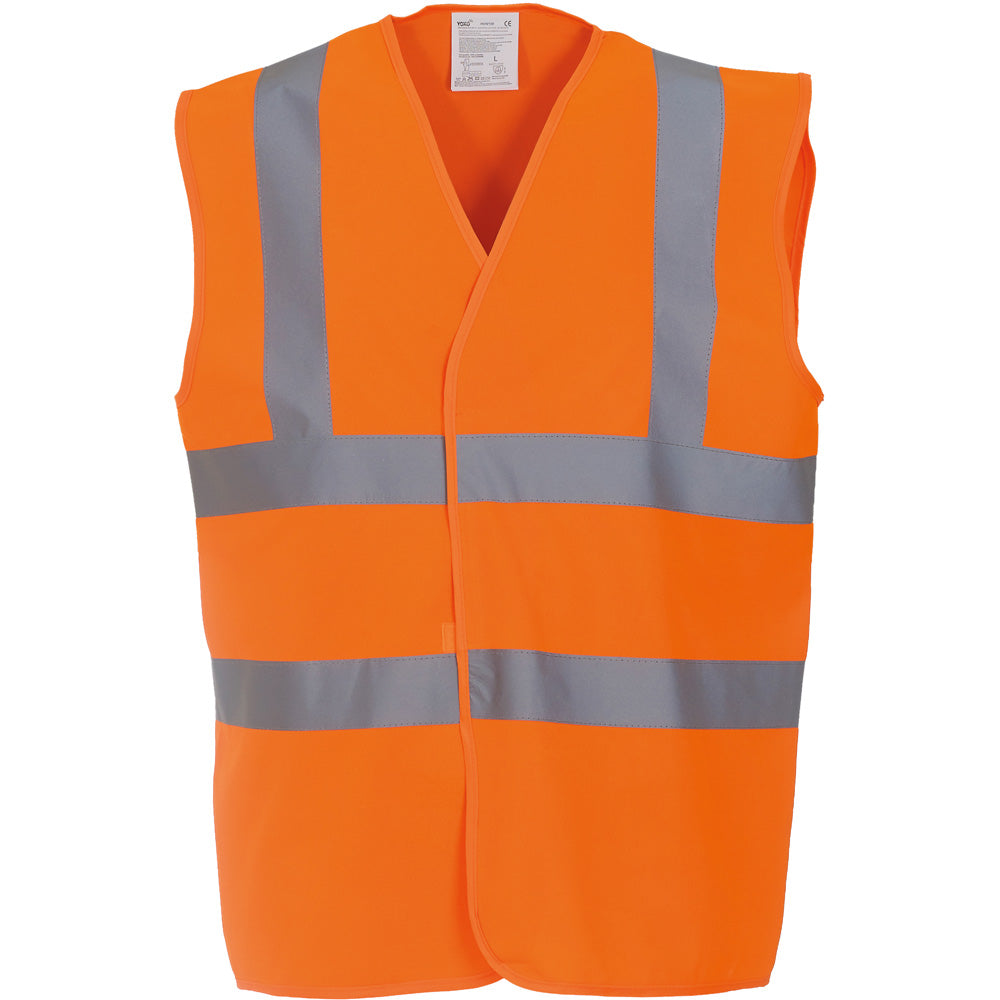 Yoko Mens High Vis 2 Band And Braces Waistcoat