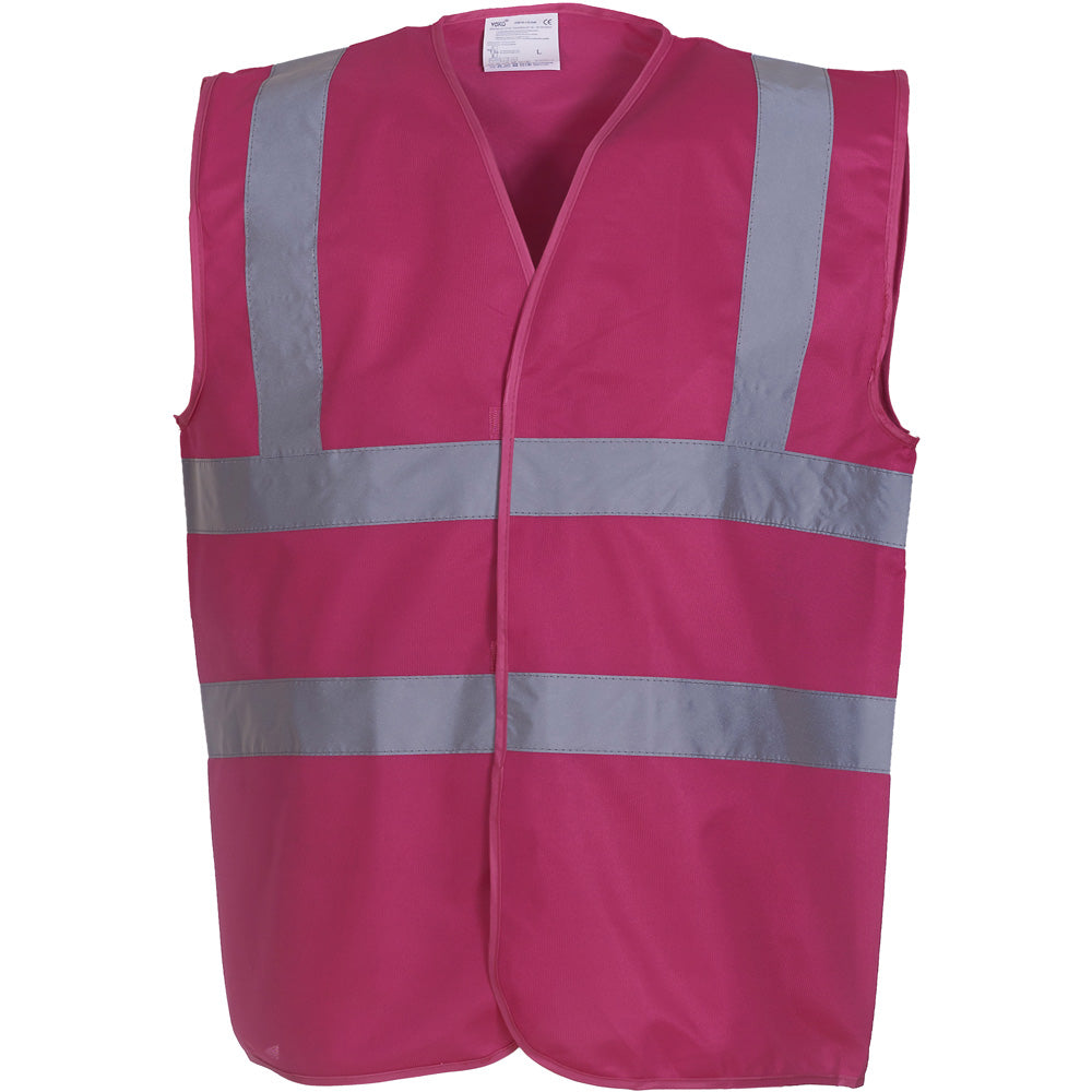 Yoko Mens High Vis 2 Band And Braces Waistcoat