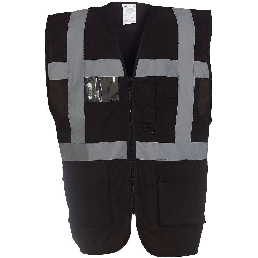 Yoko Mens Multi Functional Executive High Vis Waistcoat