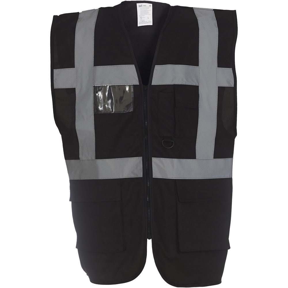 Yoko Mens Multi Functional Executive High Vis Waistcoat
