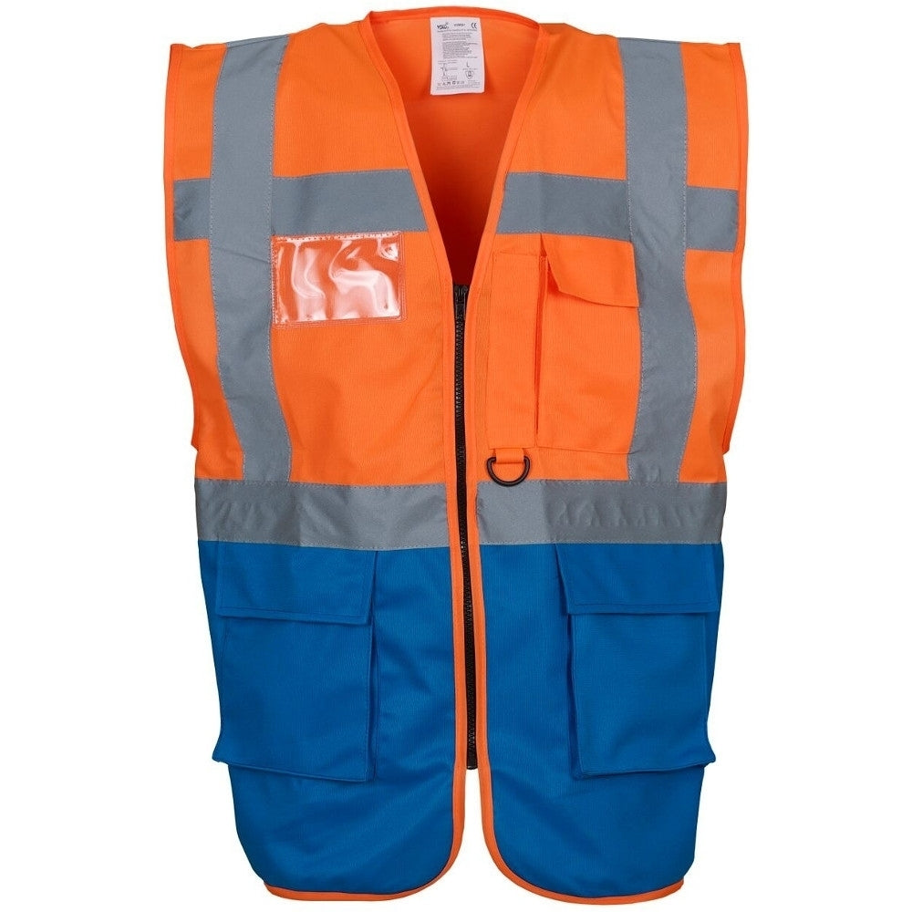 Yoko Mens Multi Functional Executive High Vis Waistcoat