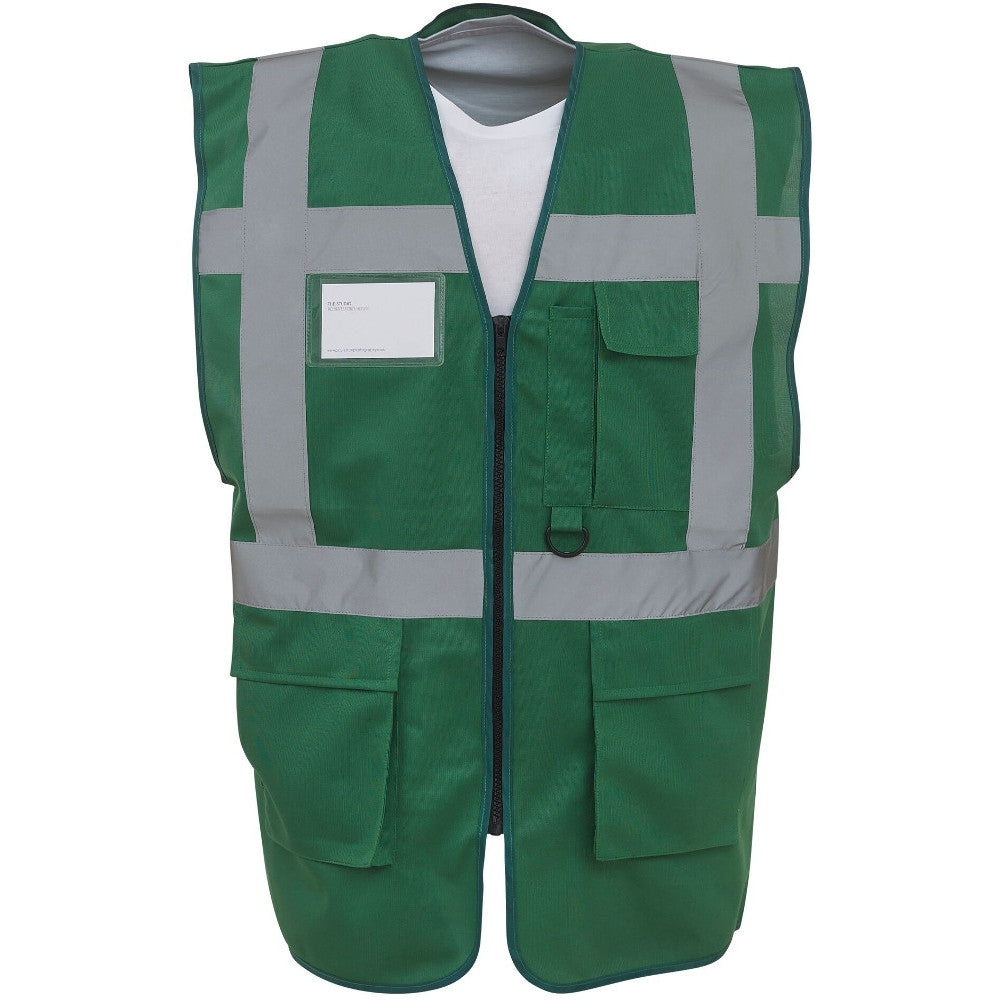 Yoko Mens Multi Functional Executive High Vis Waistcoat