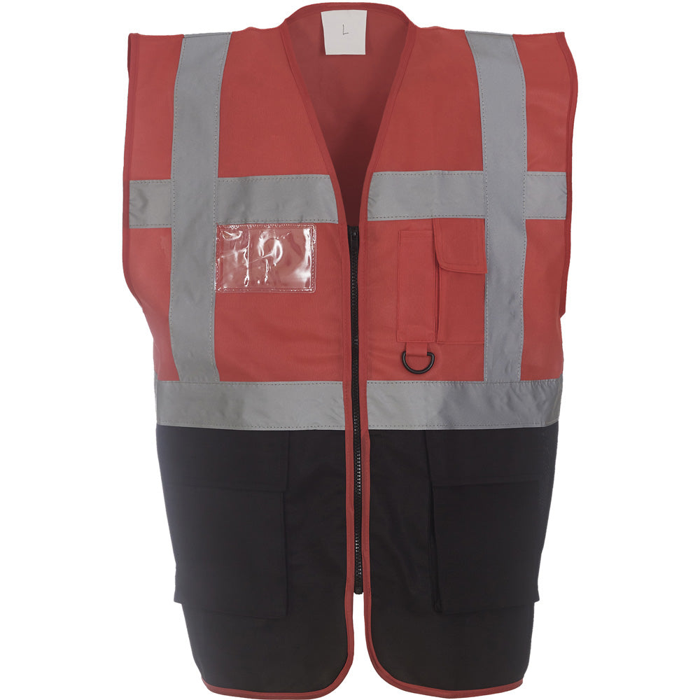 Yoko Mens Multi Functional Executive High Vis Waistcoat