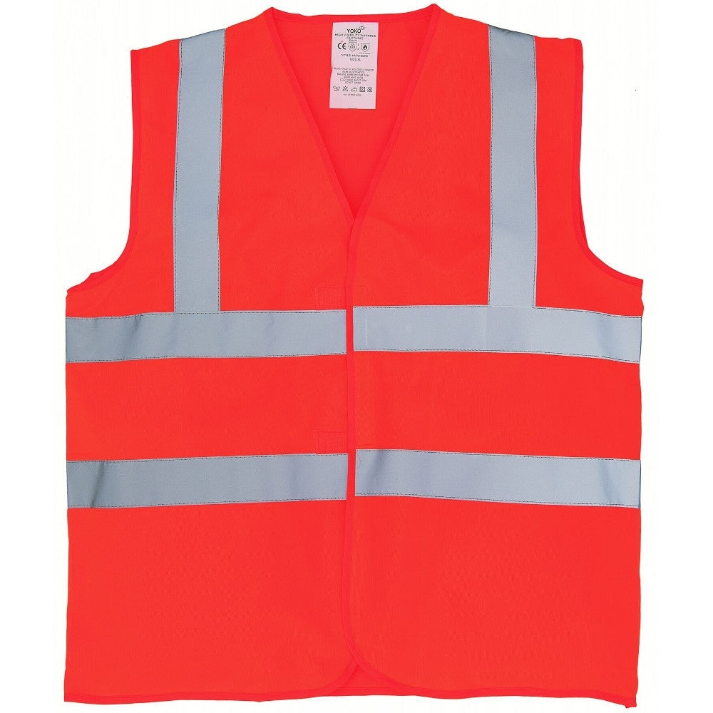 Yoko Mens Flame Retardant Hi Vis Sleeveless Safety Waistcoat