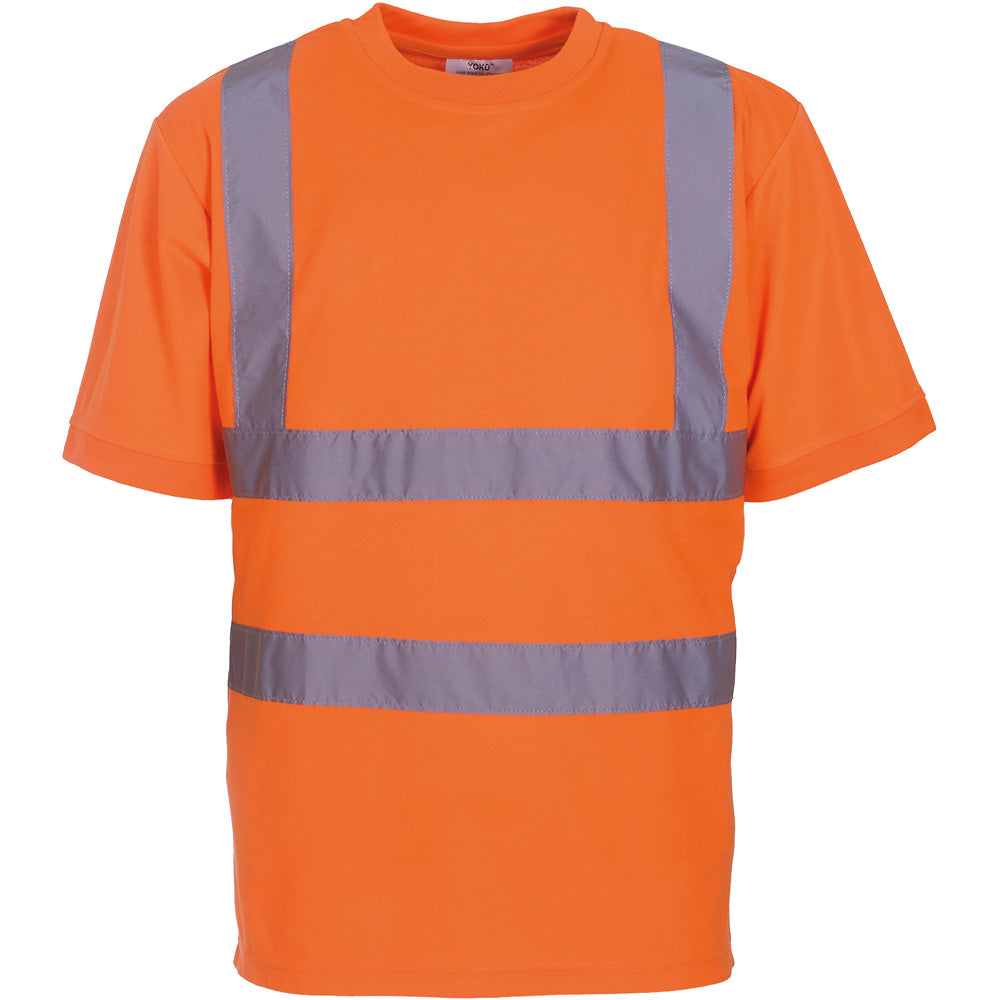 Yoko Mens High Vis Short Sleeve T Shirt