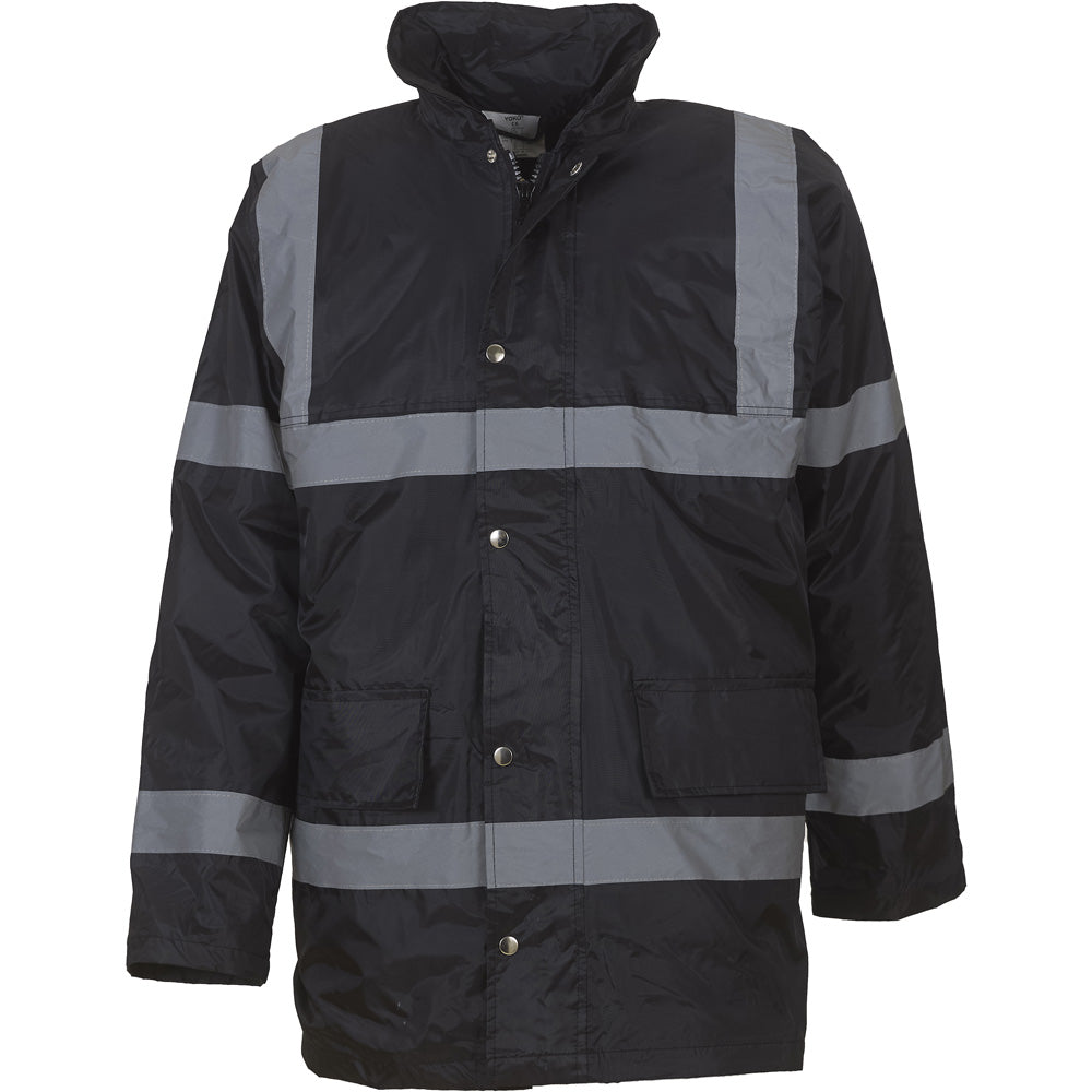 Yoko Mens High Vis Waterproof Windproof Security Jacket