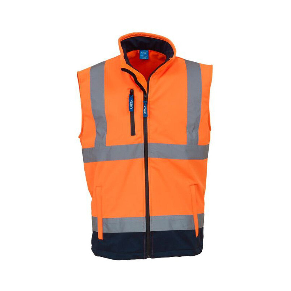 Yoko Mens High Visibility Waterproof Softshell Gilet