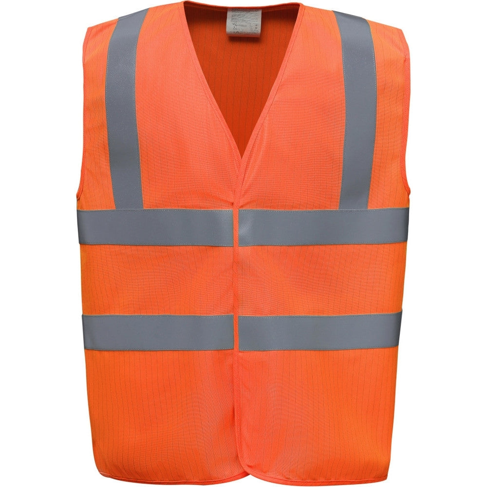 Yoko Mens Flame Retardant Class 2 Hi Vis Waistcoat