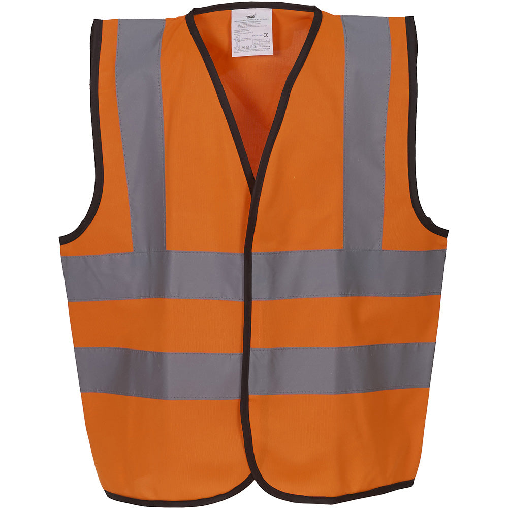 Yoko Childrens High Vis 2 B&B Waistcoat