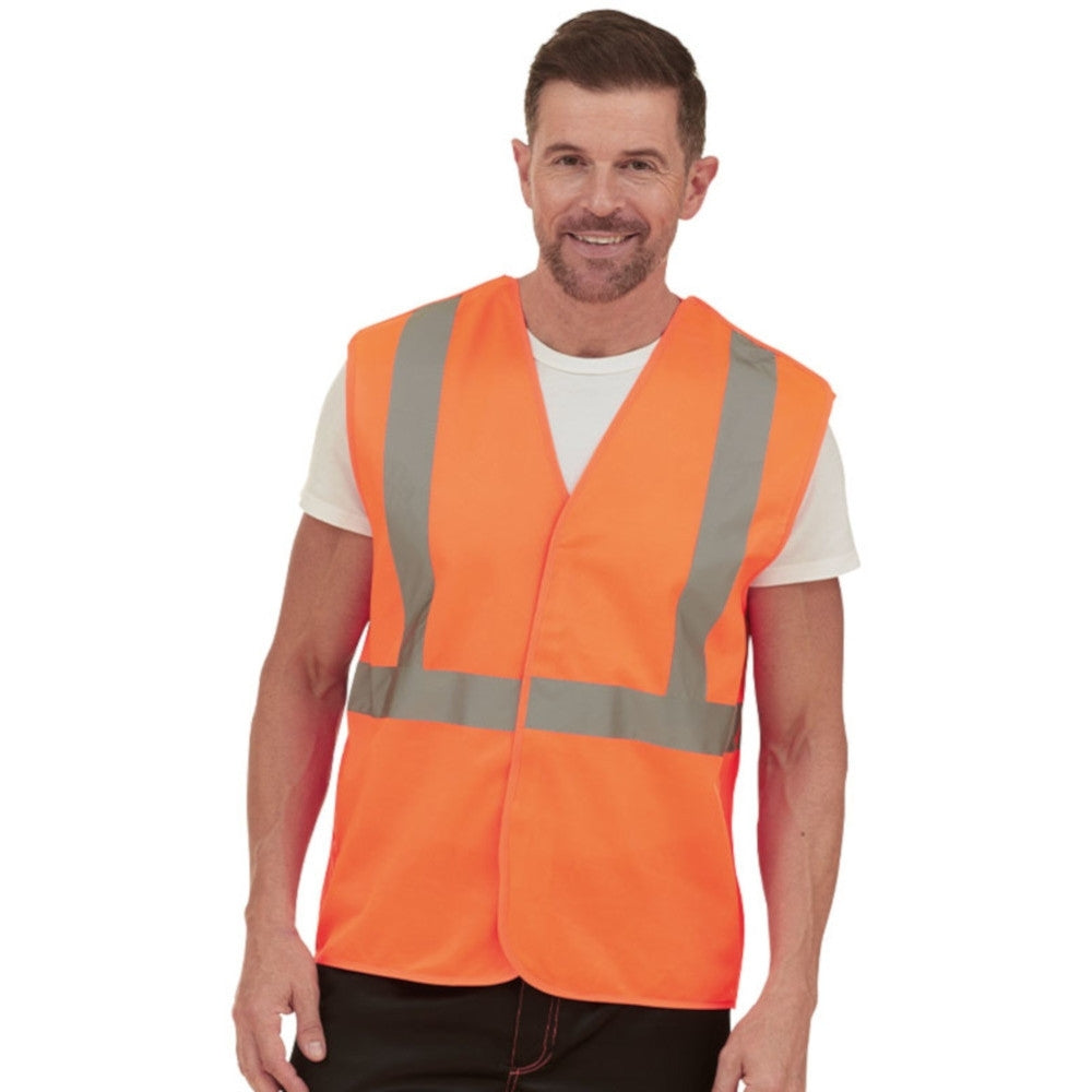 Yoko Mens Railway Reflective Class 2 High Vis Waistcoat