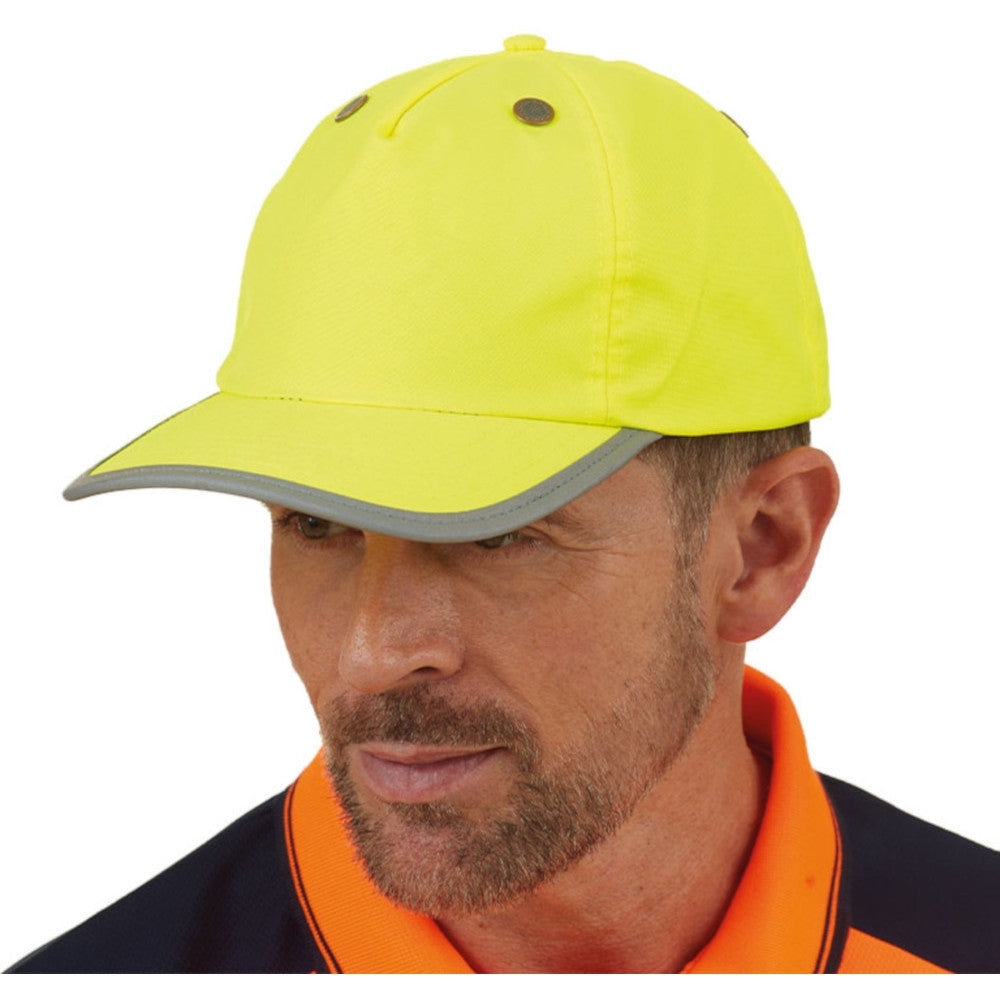 Yoko Mens Safety Lightweight Reflective Work Bump Cap