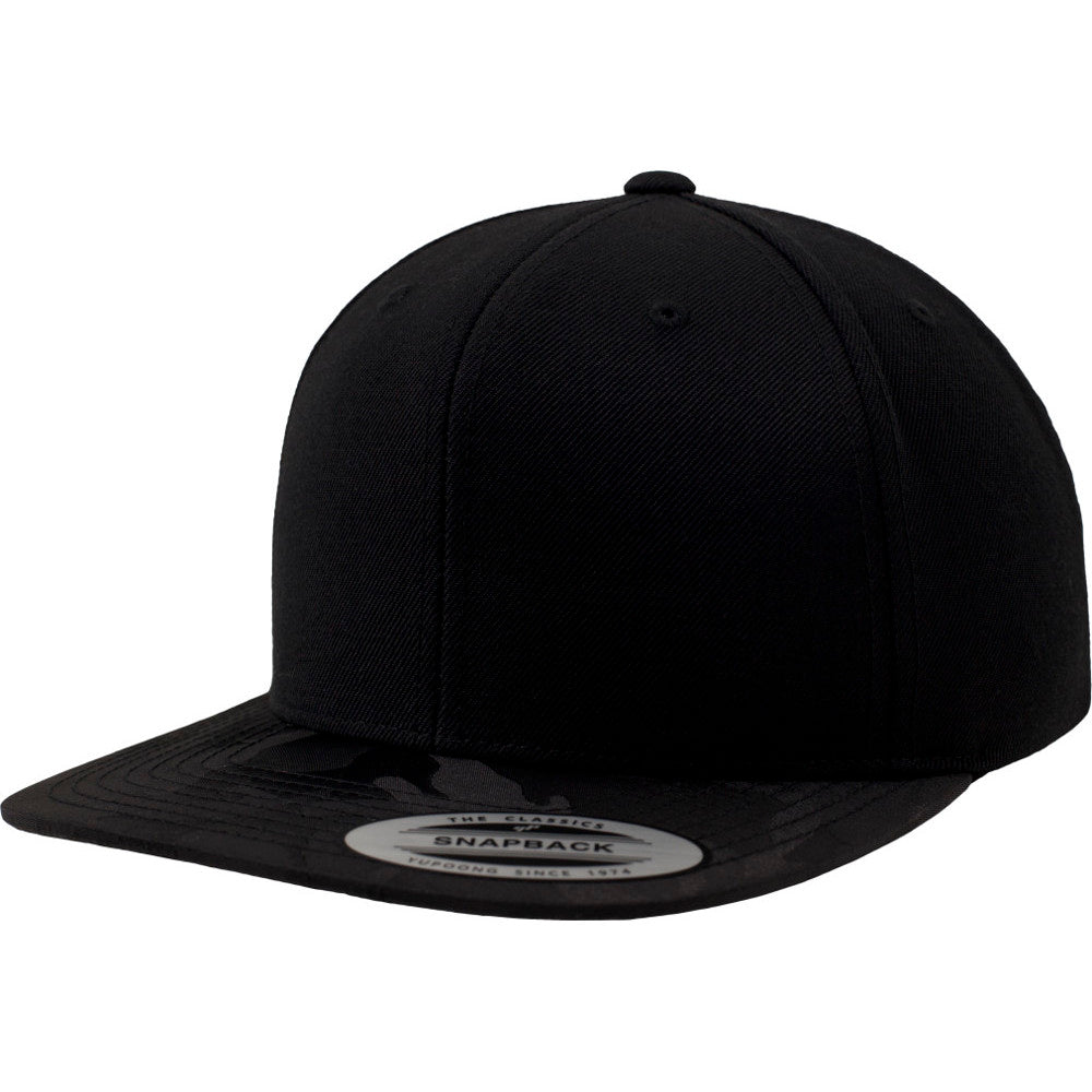 Flexfit by Yupoong Mens Classic Shape Camo Visor Snapback Cap