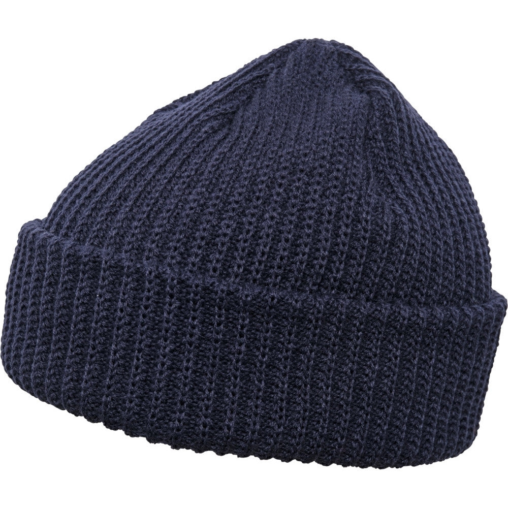 Flexfit by Yupoong Mens Rib Turnup Warm Beanie Hat