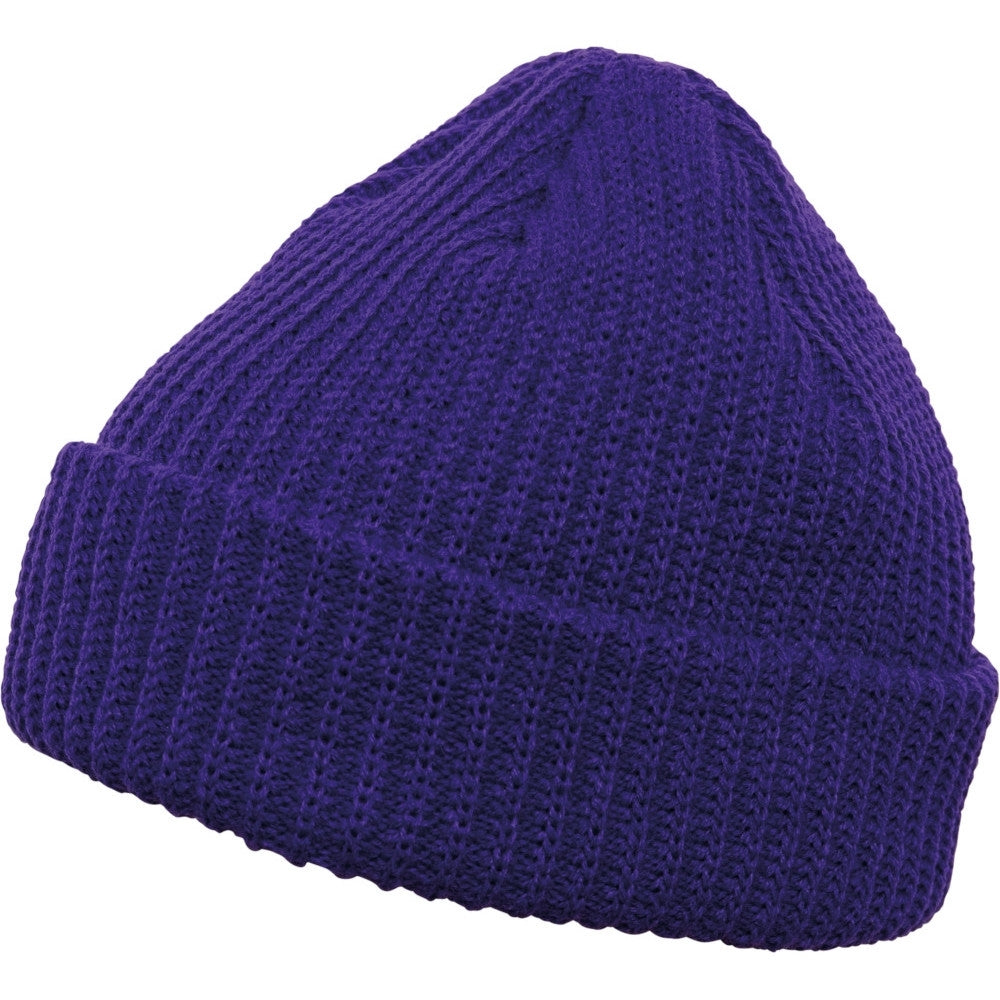 Flexfit by Yupoong Mens Rib Turnup Warm Beanie Hat