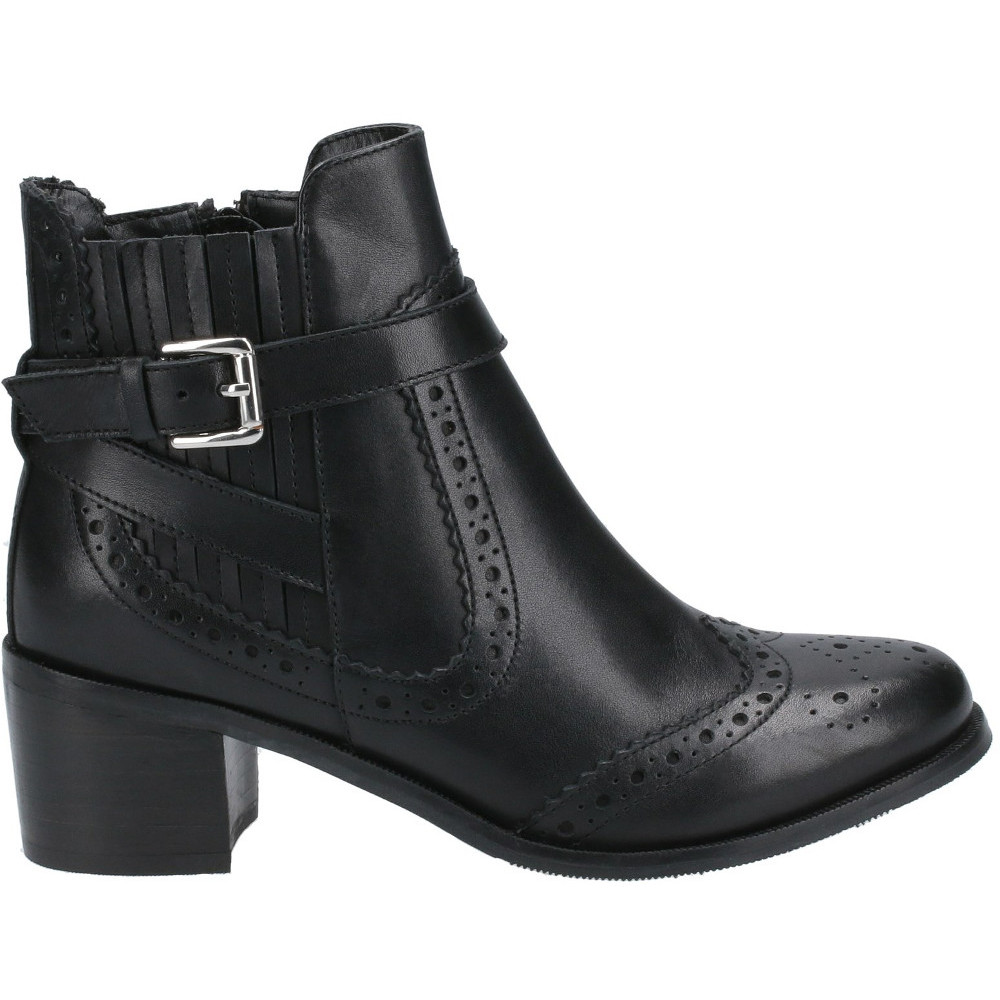 Hush Puppies Womens Rayleigh Leather Ankle Boots 