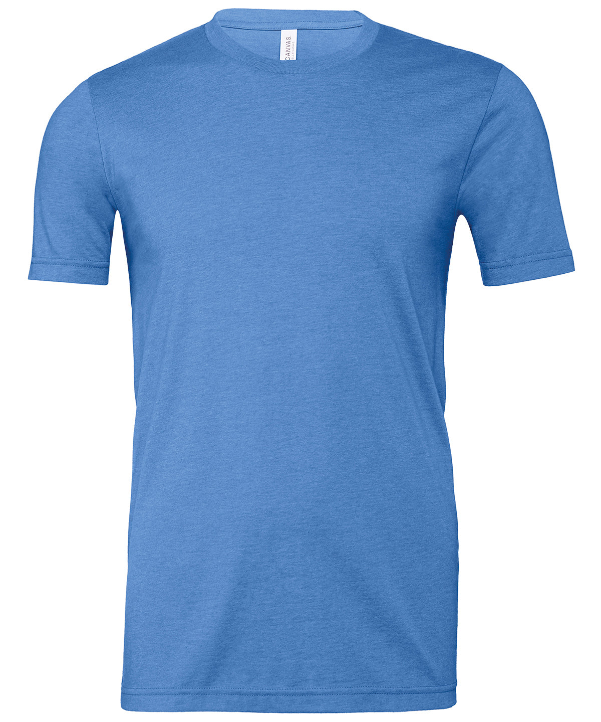Unisex heather CVC short sleeve t-shirt - Heather Columbia Blue