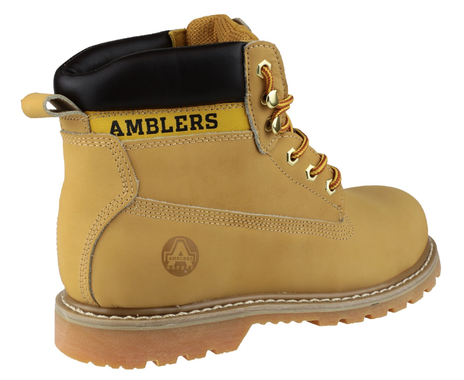 Amblers Safety Mens FS7 Steel Toe Cap Leather Safety Boots Brown