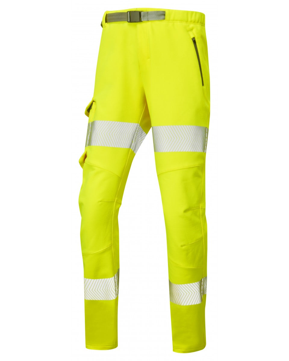 STARCROSS ISO 20471 Cl 2 Women's Stretch Work Trouser - HV Yellow