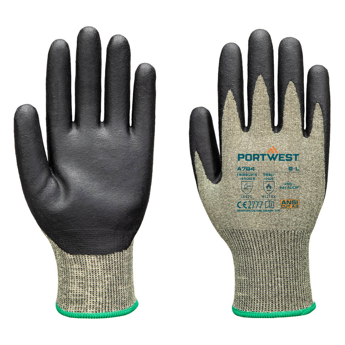 Arc Cut C18 Level 2 Glove - Green/Black