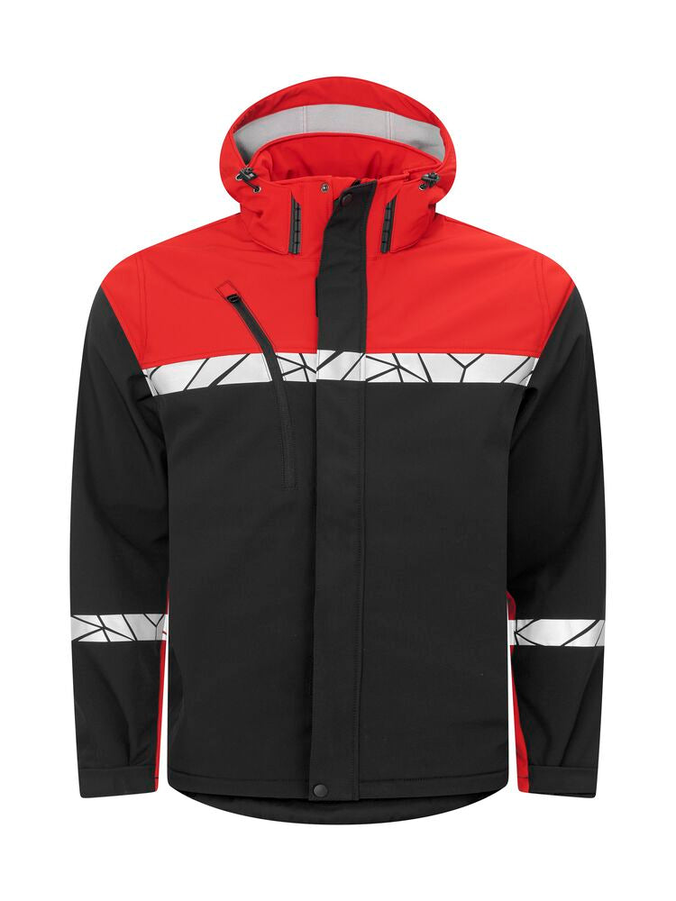7400 SOFTSHELL JACKET
7400 SOFTSHELL JACKET 9910-VIZ - Black/Red