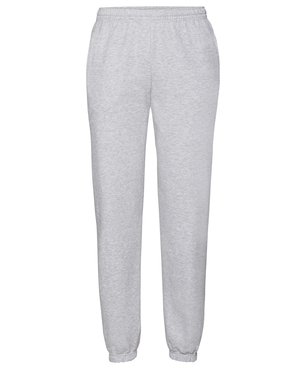 Classic 80/20 elasticated sweatpants - Heather Grey
