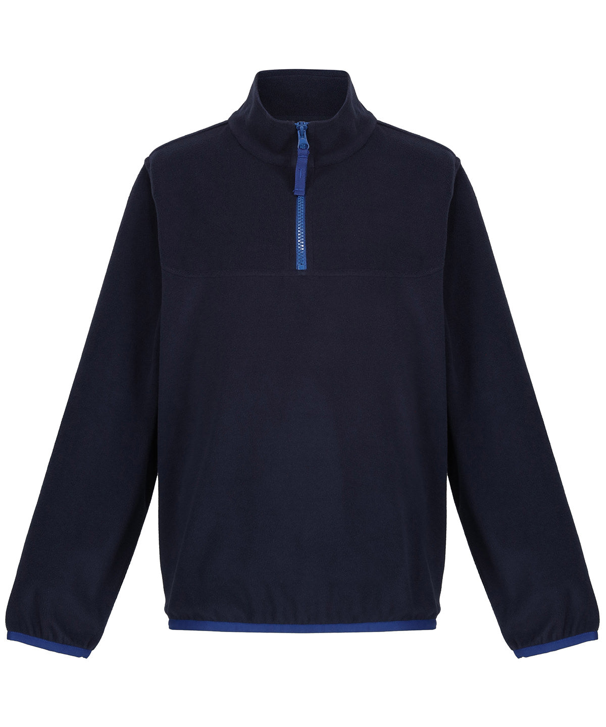 Kids half-zip microfleece - Navy/New Royal