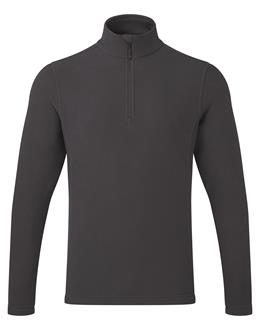 Unisex Recyclight 1/4 Zip Microfleece - Dark Grey