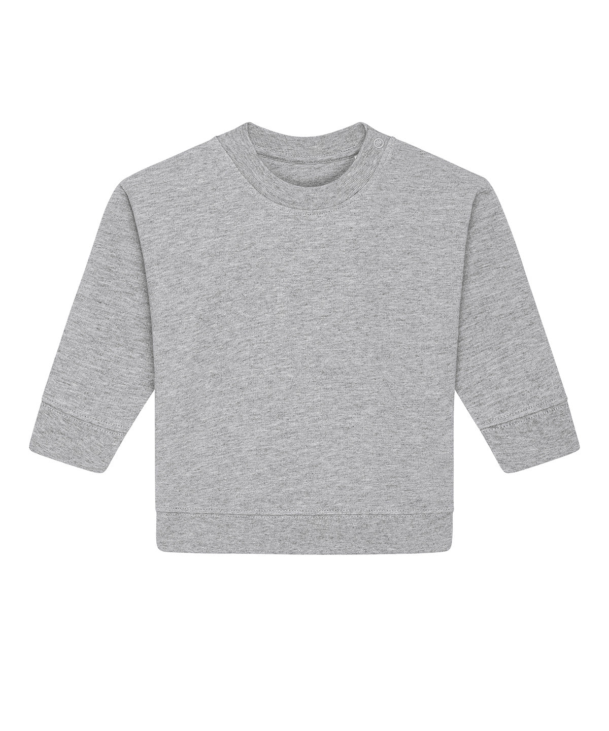 Baby Changer terry crew neck sweatshirt (STSB920) - Heather Grey