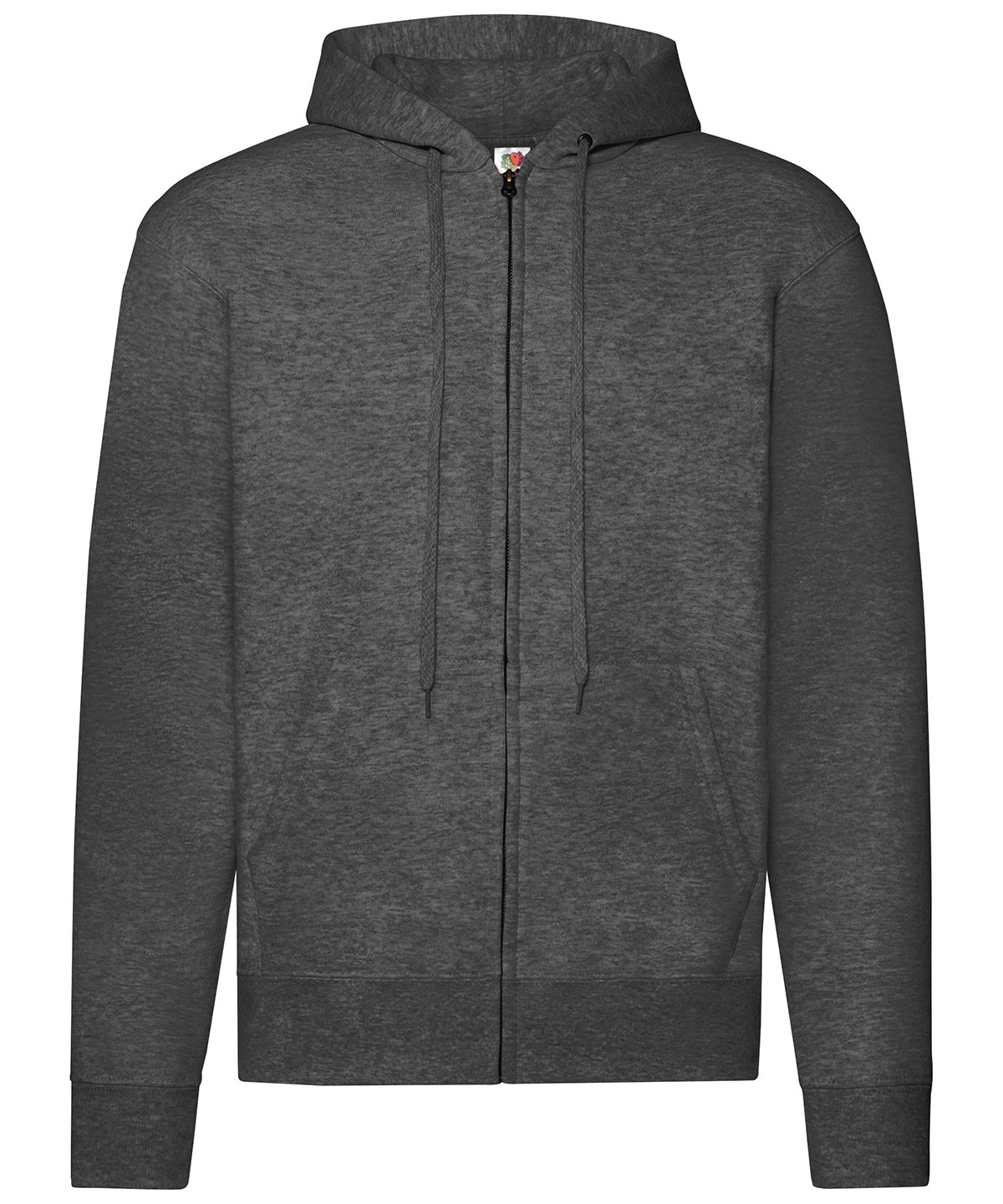 Classic 80/20 hooded sweatshirt jacket - Dark Heather Grey