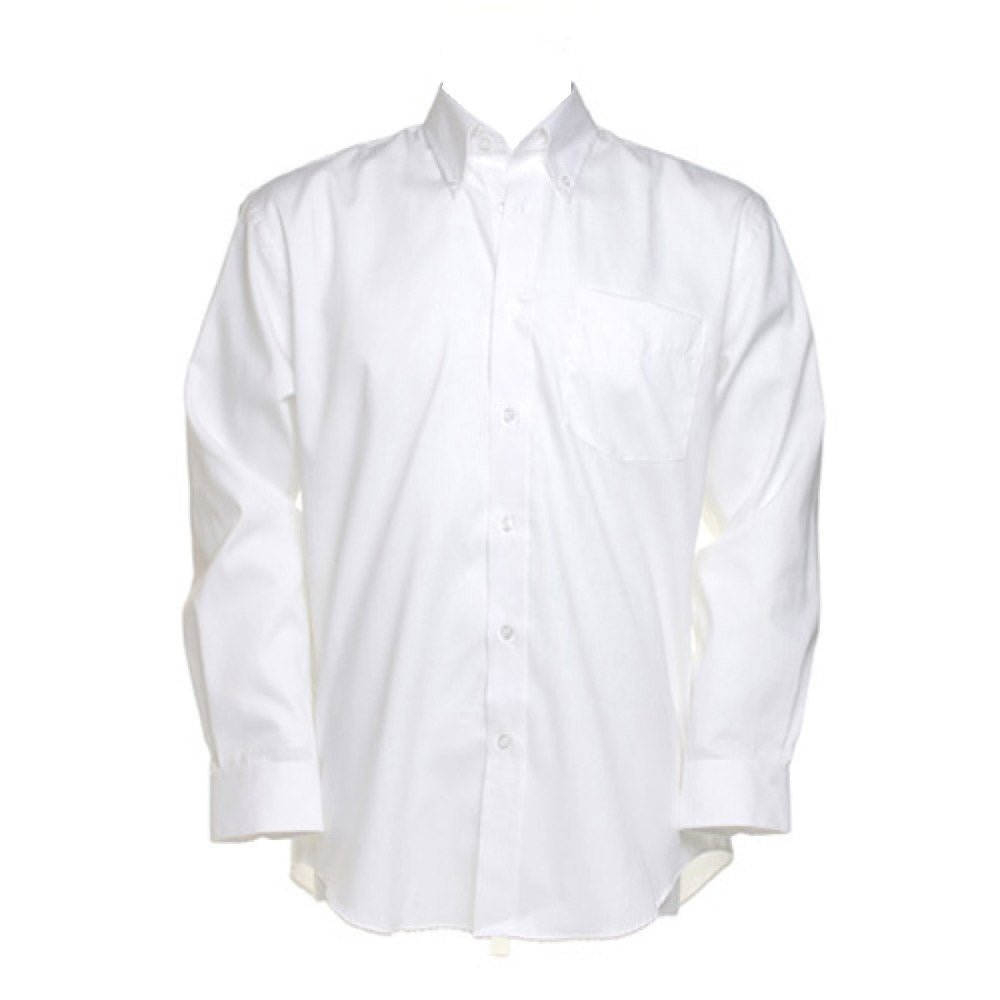 Kustom Kit Oxford Pinpoint Long Sleeve Shirt
