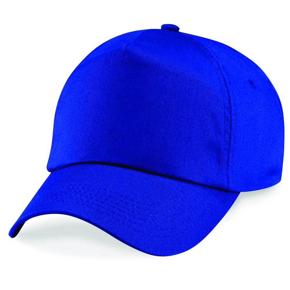 Beechfield 5 Panel Unlined Cotton Cap
